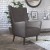 Flash Furniture QY-B235-DGY-GG Dark Gray Dark Brown Faux Leather Traditional Wingback Accent Chair addl-5
