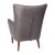 Flash Furniture QY-B235-DGY-GG Dark Gray Dark Brown Faux Leather Traditional Wingback Accent Chair addl-7