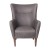 Flash Furniture QY-B235-DGY-GG Dark Gray Dark Brown Faux Leather Traditional Wingback Accent Chair addl-9
