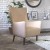 Flash Furniture QY-B235-LTBR-GG Light Brown Dark Brown Faux Leather Traditional Wingback Accent Chair addl-5