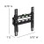 Flash Furniture RA-MP001-GG Fixed TV Wall Mount with Built-In Level - Fits most TV