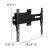 Flash Furniture RA-MP005-GG Full Motion TV Wall Mount - Built-In Level - Fits most TV
