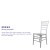 Flash Furniture RSCHI-S Advantage Silver Resin Chiavari Chair addl-1
