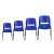 Flash Furniture RUT-12-NVY-BLACK-GG Hercules Kid