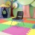 Flash Furniture RUT-14-BK-CHR-GG Hercules Kid