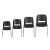 Flash Furniture RUT-14-BK-CHR-GG Hercules Kid