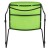 Flash Furniture RUT-188-GN-GG Hercules Green Ultra-Compact Stack Chair with Black Powder Coated Frame addl-11