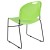 Flash Furniture RUT-188-GN-GG Hercules Green Ultra-Compact Stack Chair with Black Powder Coated Frame addl-6