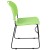 Flash Furniture RUT-188-GN-GG Hercules Green Ultra-Compact Stack Chair with Black Powder Coated Frame addl-8