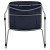 Flash Furniture RUT-188-NY-GG Hercules Navy Ultra-Compact Stack Chair with Silver Powder Coated Frame addl-11