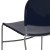 Flash Furniture RUT-188-NY-GG Hercules Navy Ultra-Compact Stack Chair with Silver Powder Coated Frame addl-12