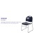Flash Furniture RUT-188-NY-GG Hercules Navy Ultra-Compact Stack Chair with Silver Powder Coated Frame addl-3