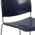 Flash Furniture RUT-188-NY-GG Hercules Navy Ultra-Compact Stack Chair with Silver Powder Coated Frame addl-7