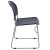 Flash Furniture RUT-188-NY-GG Hercules Navy Ultra-Compact Stack Chair with Silver Powder Coated Frame addl-8
