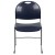 Flash Furniture RUT-188-NY-GG Hercules Navy Ultra-Compact Stack Chair with Silver Powder Coated Frame addl-9