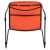Flash Furniture RUT-188-OR-GG Hercules Orange Ultra-Compact Stack Chair with Black Powder Coated Frame addl-11