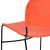 Flash Furniture RUT-188-OR-GG Hercules Orange Ultra-Compact Stack Chair with Black Powder Coated Frame addl-12