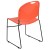Flash Furniture RUT-188-OR-GG Hercules Orange Ultra-Compact Stack Chair with Black Powder Coated Frame addl-6