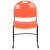 Flash Furniture RUT-188-OR-GG Hercules Orange Ultra-Compact Stack Chair with Black Powder Coated Frame addl-9