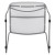 Flash Furniture RUT-188-WH-GG Hercules White Ultra-Compact Stack Chair with Silver Powder Coated Frame addl-8