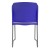 Flash Furniture RUT-238A-BL-GG Hercules Blue Full Back Contoured Stack Chair with Gray Powder Coated Sled Base addl-7