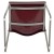 Flash Furniture RUT-238A-BY-GG Hercules Burgundy Full Back Contoured Stack Chair with Gray Powder Coated Sled Base addl-11