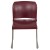 Flash Furniture RUT-238A-BY-GG Hercules Burgundy Full Back Contoured Stack Chair with Gray Powder Coated Sled Base addl-9