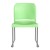 Flash Furniture RUT-238A-GN-GG Hercules Green Full Back Contoured Stack Chair with Gray Powder Coated Sled Base addl-9