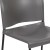 Flash Furniture RUT-238A-GY-GG Hercules Gray Full Back Contoured Stack Chair with Black Powder Coated Sled Base addl-7