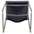 Flash Furniture RUT-238A-NY-GG Hercules Navy Full Back Contoured Stack Chair with Gray Powder Coated Sled Base addl-11
