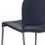 Flash Furniture RUT-238A-NY-GG Hercules Navy Full Back Contoured Stack Chair with Gray Powder Coated Sled Base addl-12