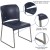 Flash Furniture RUT-238A-NY-GG Hercules Navy Full Back Contoured Stack Chair with Gray Powder Coated Sled Base addl-4