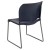 Flash Furniture RUT-238A-NY-GG Hercules Navy Full Back Contoured Stack Chair with Gray Powder Coated Sled Base addl-6