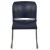 Flash Furniture RUT-238A-NY-GG Hercules Navy Full Back Contoured Stack Chair with Gray Powder Coated Sled Base addl-9