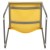 Flash Furniture RUT-238A-YL-GG Hercules Yellow Full Back Contoured Stack Chair with Gray Powder Coated Sled Base addl-11