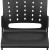 Flash Furniture RUT-2-BK-GG Hercules Black Sled Base Plastic Stack Chair with Air-Vent Back addl-10