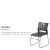 Flash Furniture RUT-2-BK-GG Hercules Black Sled Base Plastic Stack Chair with Air-Vent Back addl-3