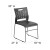 Flash Furniture RUT-2-BK-GG Hercules Black Sled Base Plastic Stack Chair with Air-Vent Back addl-4