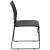 Flash Furniture RUT-2-BK-GG Hercules Black Sled Base Plastic Stack Chair with Air-Vent Back addl-7