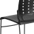 Flash Furniture RUT-2-BK-GG Hercules Black Sled Base Plastic Stack Chair with Air-Vent Back addl-9