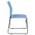 Flash Furniture RUT-2-BL-GG Hercules Blue Sled Base Plastic Stack Chair with Air-Vent Back addl-7