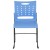 Flash Furniture RUT-2-BL-GG Hercules Blue Sled Base Plastic Stack Chair with Air-Vent Back addl-8