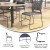 Flash Furniture RUT-2-GY-BK-GG Hercules Gray Sled Base Plastic Stack Chair with Air-Vent Back addl-3