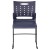 Flash Furniture RUT-2-NVY-BK-GG Hercules Navy Sled Base Plastic Stack Chair with Air-Vent Back addl-10