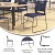 Flash Furniture RUT-2-NVY-BK-GG Hercules Navy Sled Base Plastic Stack Chair with Air-Vent Back addl-3