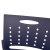 Flash Furniture RUT-2-NVY-BK-GG Hercules Navy Sled Base Plastic Stack Chair with Air-Vent Back addl-8