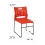 Flash Furniture RUT-2-OR-GG Hercules Orange Sled Base Plastic Stack Chair with Air-Vent Back addl-4