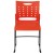 Flash Furniture RUT-2-OR-GG Hercules Orange Sled Base Plastic Stack Chair with Air-Vent Back addl-8