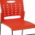 Flash Furniture RUT-2-OR-GG Hercules Orange Sled Base Plastic Stack Chair with Air-Vent Back addl-9