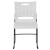 Flash Furniture RUT-2-WH-GG Hercules White Sled Base Plastic Stack Chair with Air-Vent Back addl-8